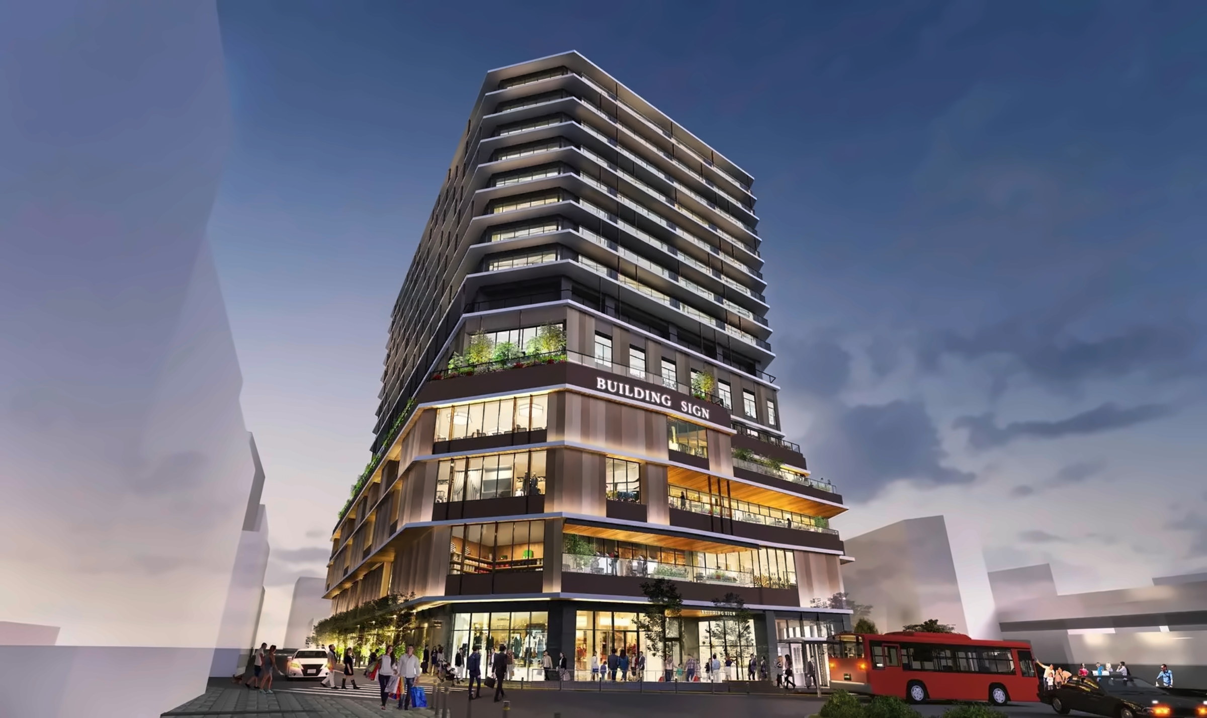JIYUGAOKA MUSE SQUARE 外観完成予想図（CG）