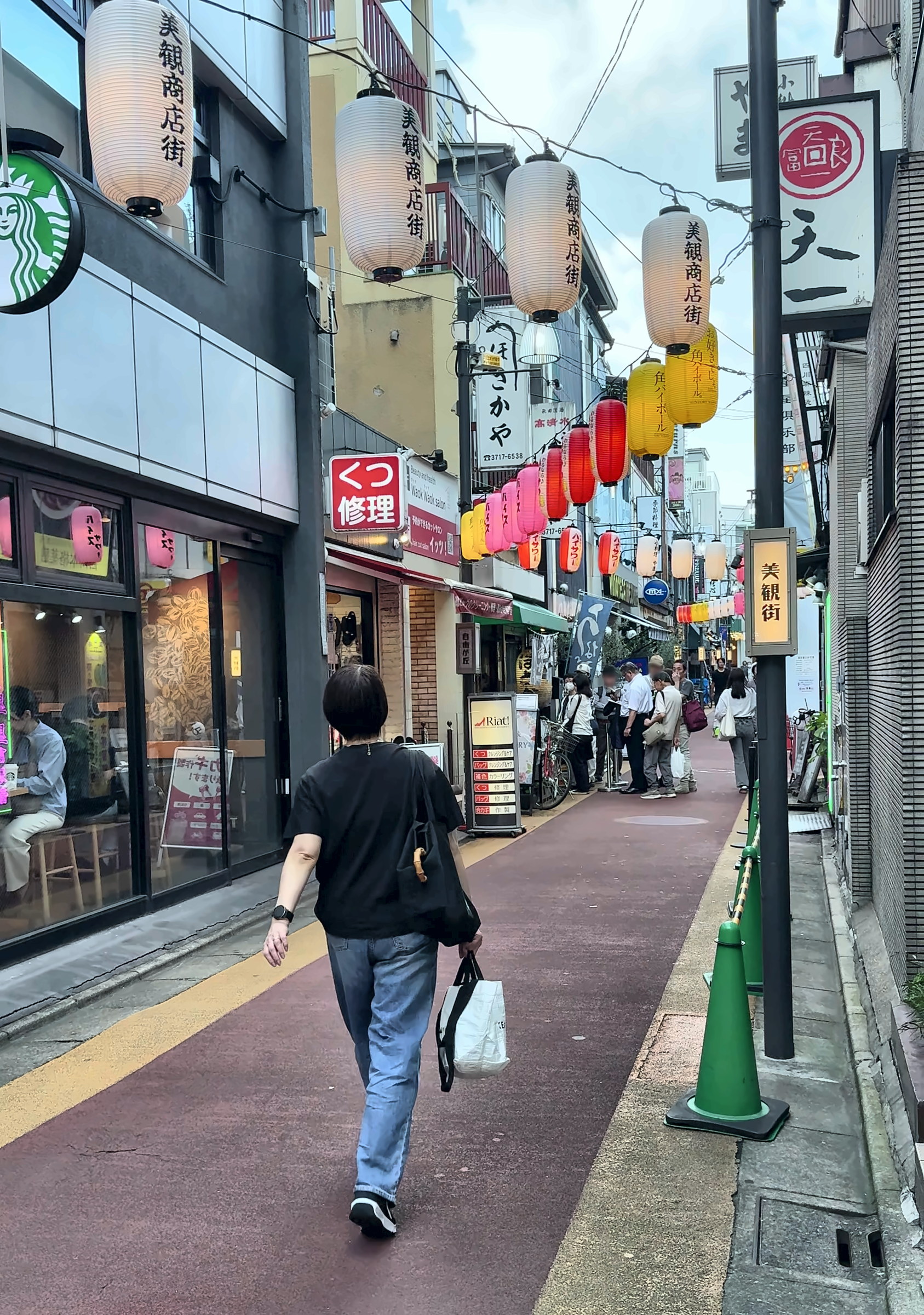 自由が丘の商店街（2026年9月撮影）