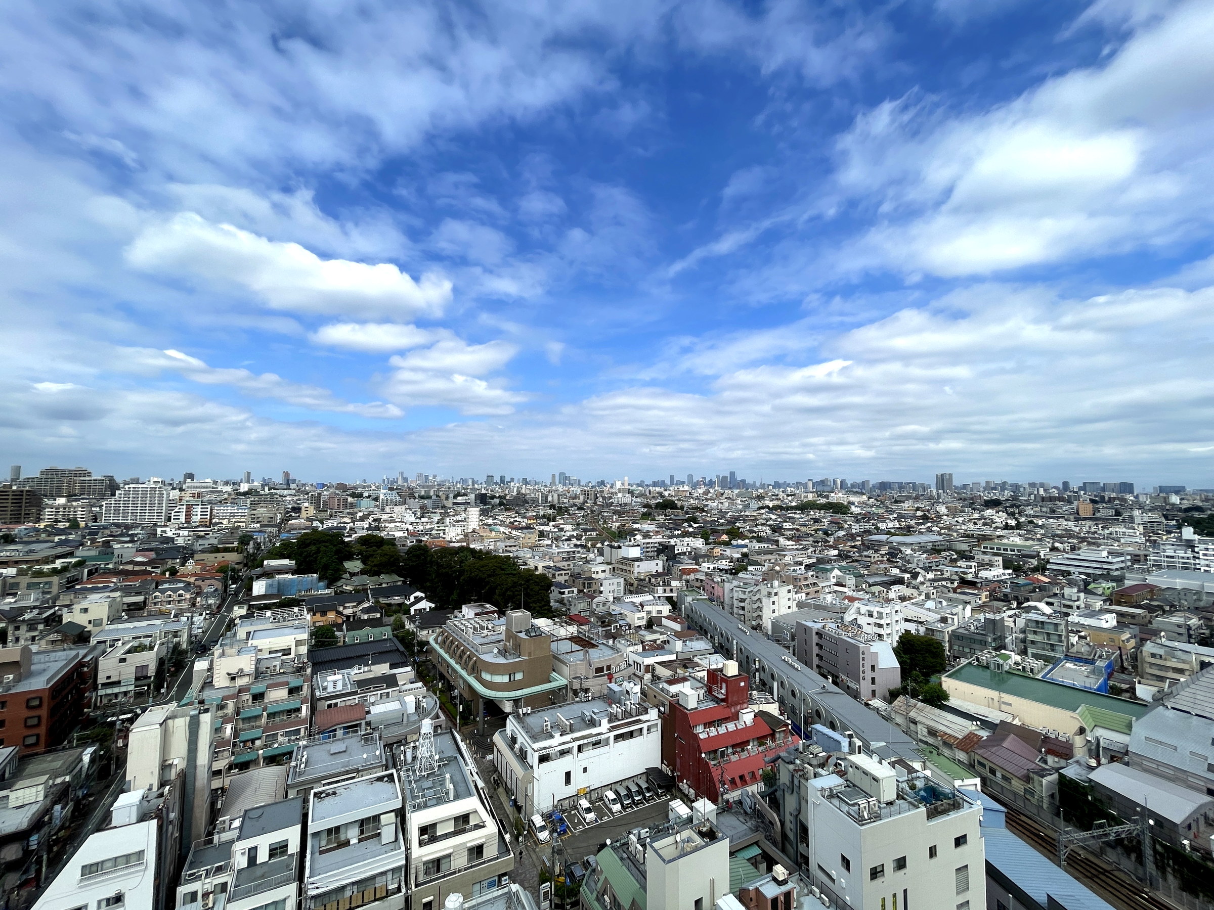 13階住戸（1315号室）からの眺望